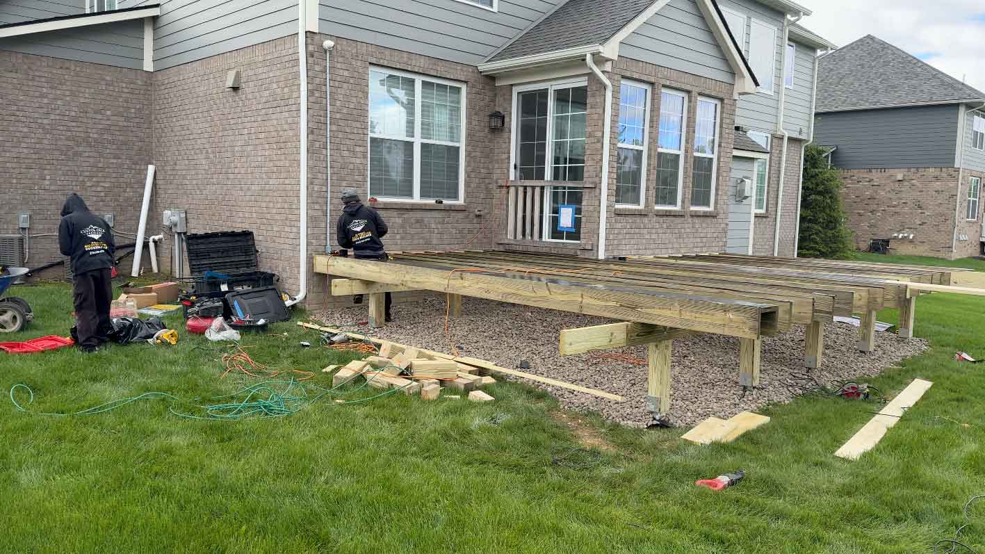 Deck building Michigan filming